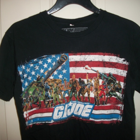 G.I. Joe black multi-color t shirt size S - Picture 2 of 6